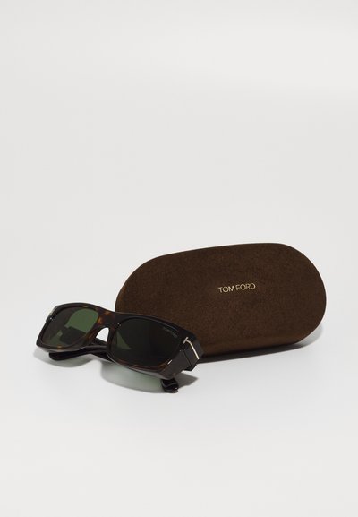 Tom Ford JUAN - Aurinkolasit - dark havana/green