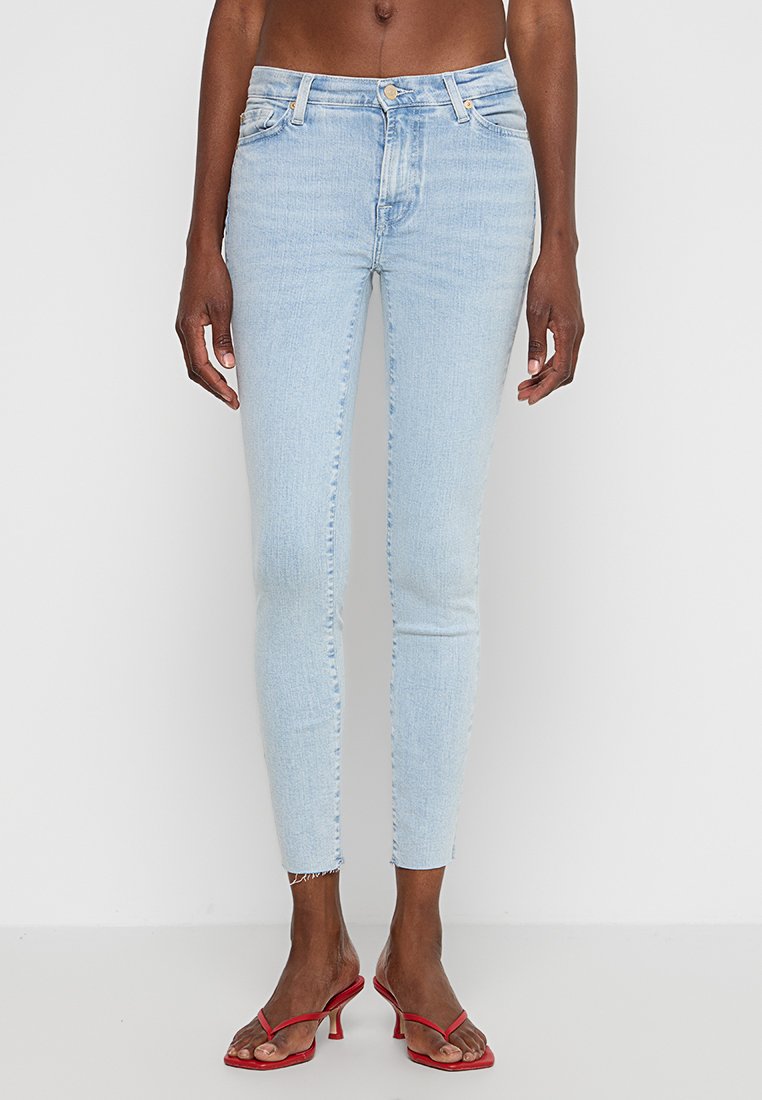 7 For All Mankind Jeans Skinny Fit lichtblauw