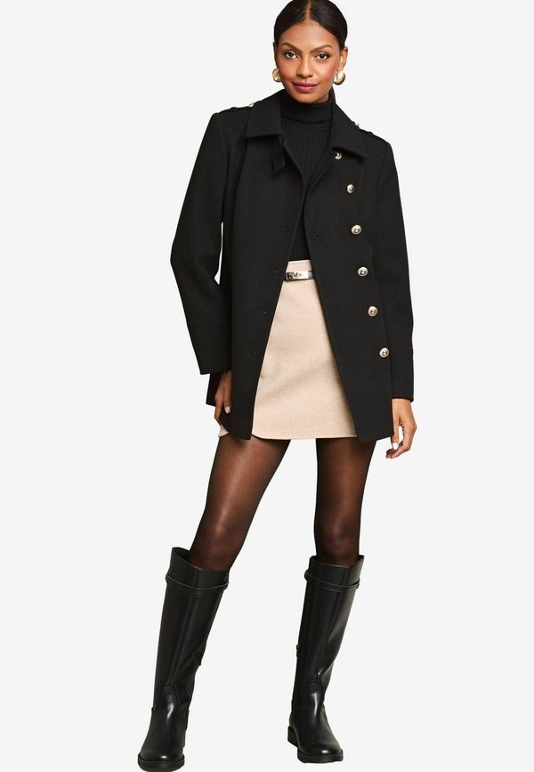 REGULAR FIT -  MILITARY BUTTON   - Kurzmantel