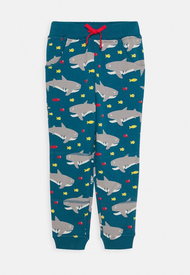 PRINTED SNUG TROUSERS - Tracksuit bottoms - blue