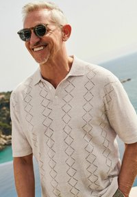 Next REGULAR FIT - Piké - neutral pointelle