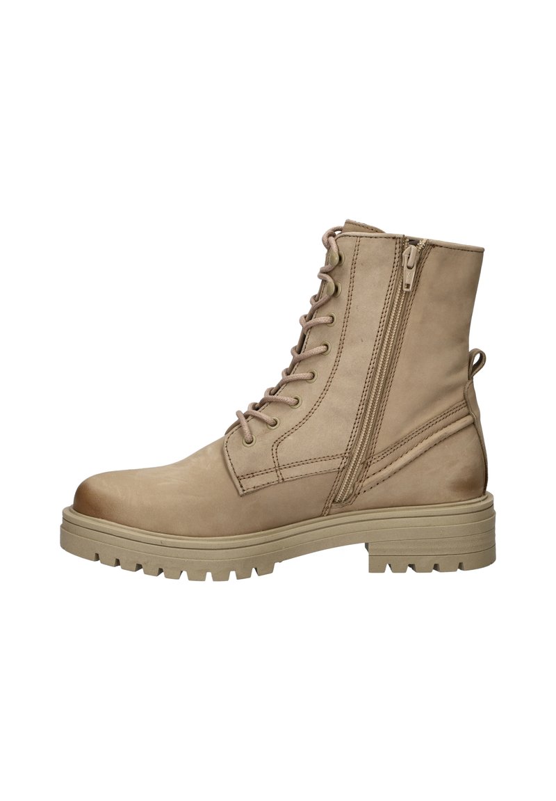 Nelson NELSON MONK DAMES VETERBOOTS - Enkellaarsjes met plateauzool - bruin