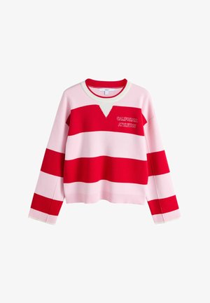 Next, Svetrík - red pink stripe