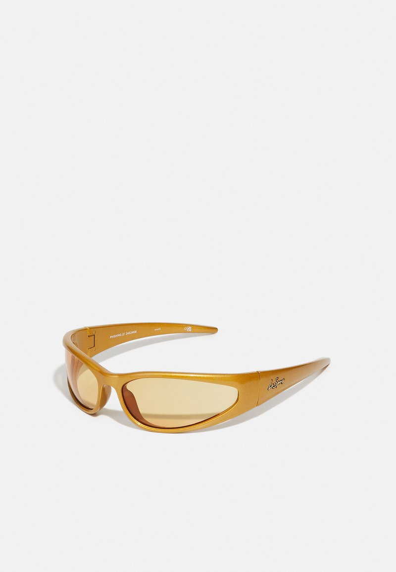 Le Specs PHISHING UNISEX - Aurinkolasit - gold-coloured chrome