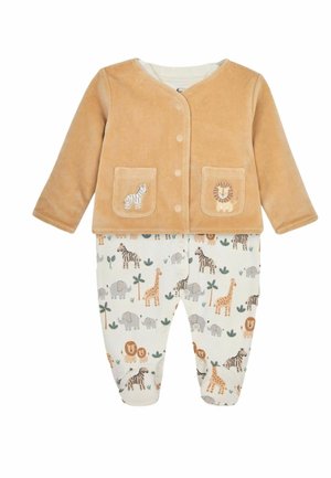 JoJo Maman Bébé 2-PIECE SAFARI SET  - REGULAR FIT - Nachtwäsche Shirt - neutral