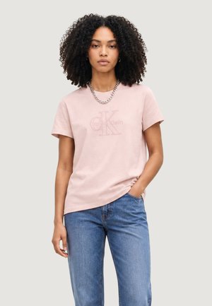 Calvin Klein Jeans, - T-shirt z nadrukiem