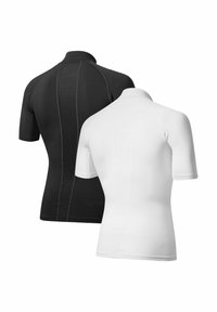 Danish Endurance COMPRESSION SHORT SLEEVE 2-PACK - Camiseta deportiva - black white