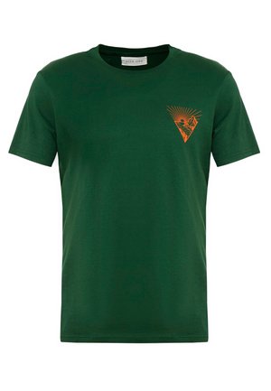 Pier One T-shirt med print - dark green