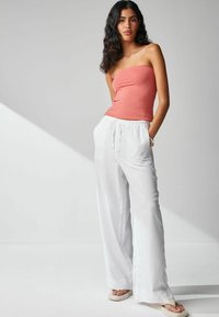 Next TIE WAIST PETITE  - Kelnės - white