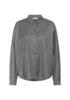 Gombos blúz - dark grey melange