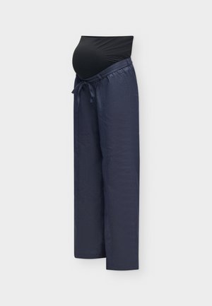 ONLY MATERNITY, OLMPANI ZIRA STRAIGHT  - Панталони - dark denim