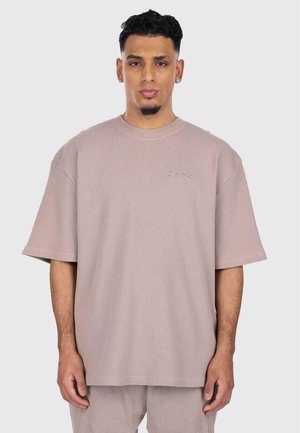 WAFFLE - T-shirt imprimé - simply taupe