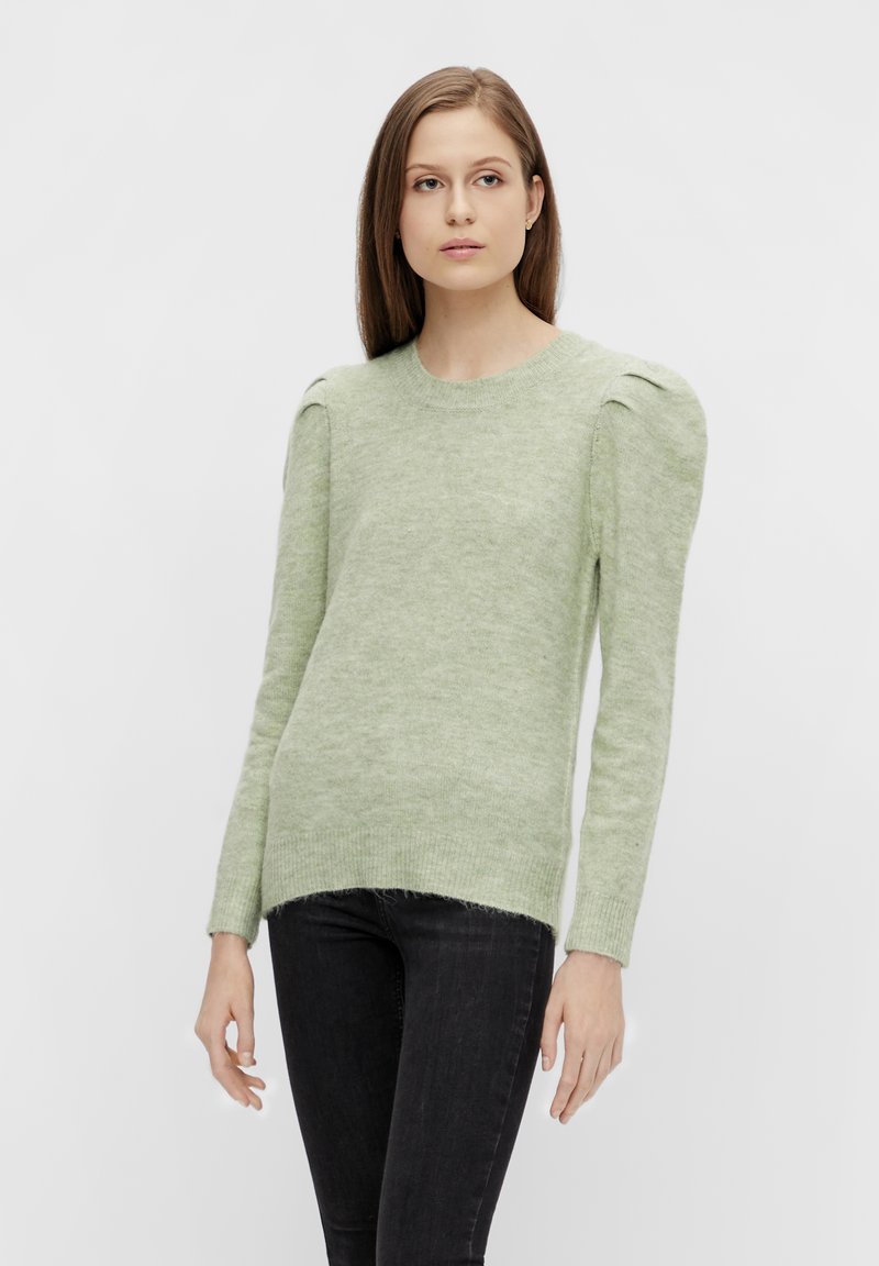 Damen Strickjacken | Pieces Strickpullover desert sage/mint - GR78169 Damen Strickjacken | Pieces Strickpullover desert sage/mint - GR78169