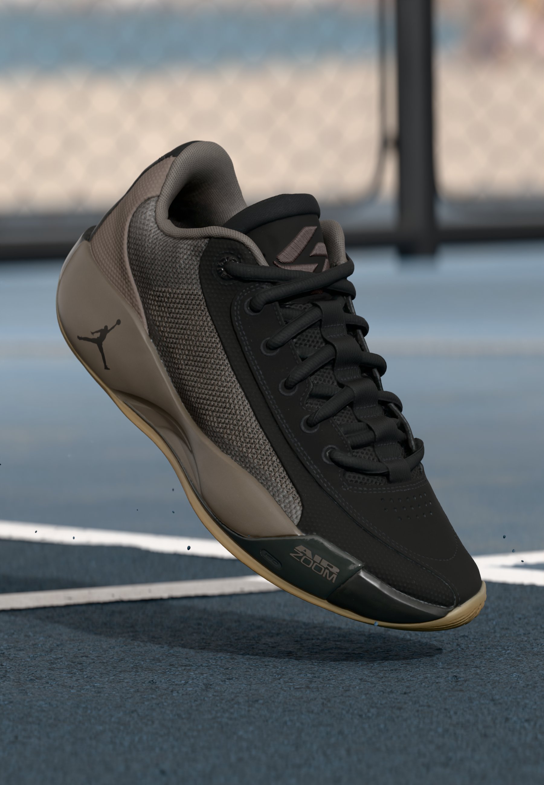 Jordan LUKA .77 - Obuwie do koszykówki/beżowy - Zalando.pl