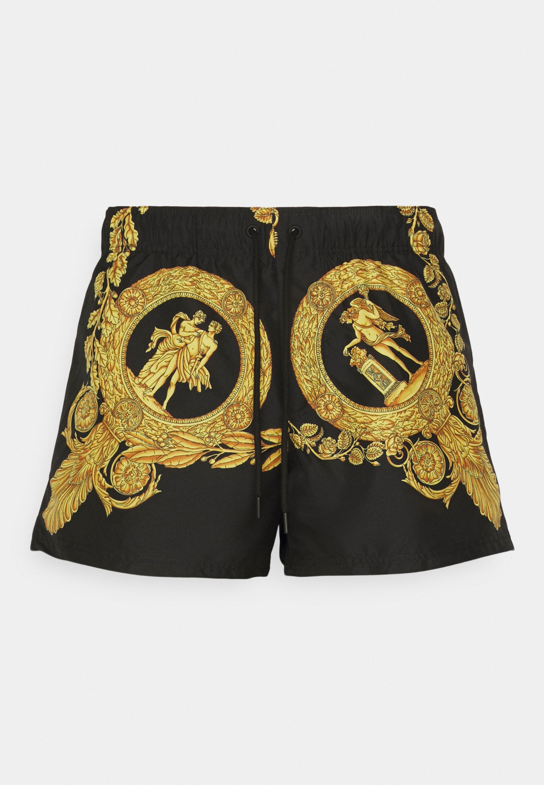 mens black versace swim shorts