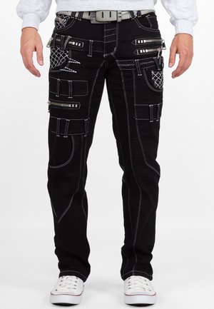 Straight leg jeans - schwarz