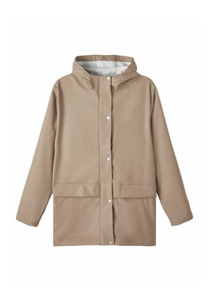 LANGE - Regenjacke / wasserabweisende Jacke - mocha meringue