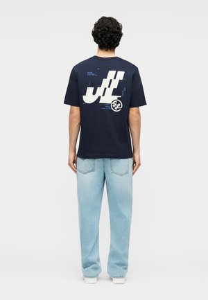 PARCIE SEASONAL TEE - Μπλουζάκι με στάμπα - navy