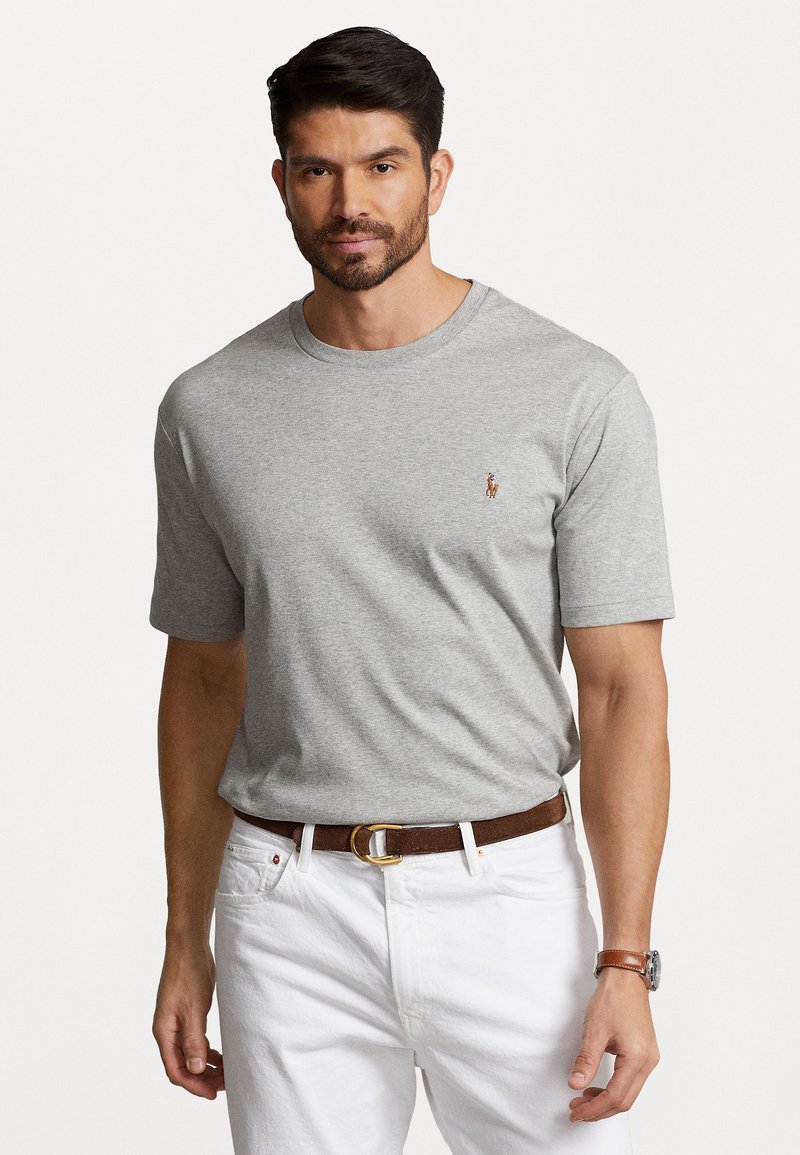 Polo Ralph Lauren Big & Tall SOFT COTTON CREWNECK T-SHIRT - Tricou basic - andover heather