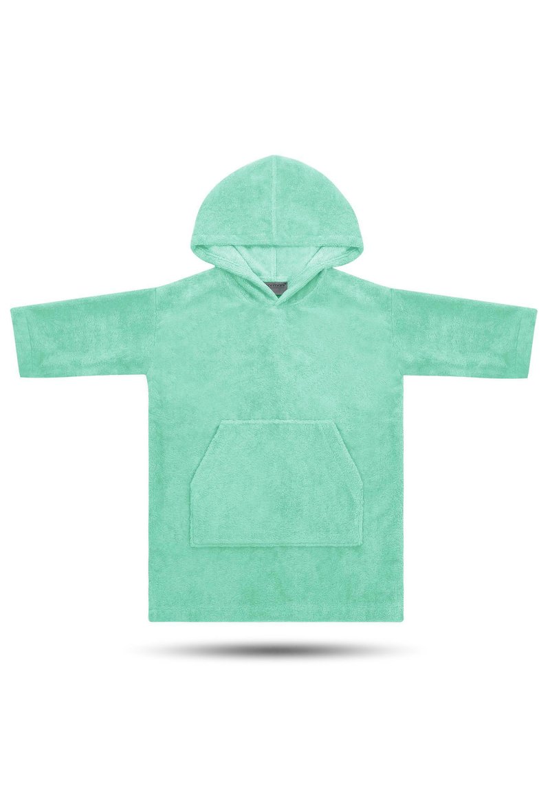 Normani LANGARM PONCHO - Bademantel - minze