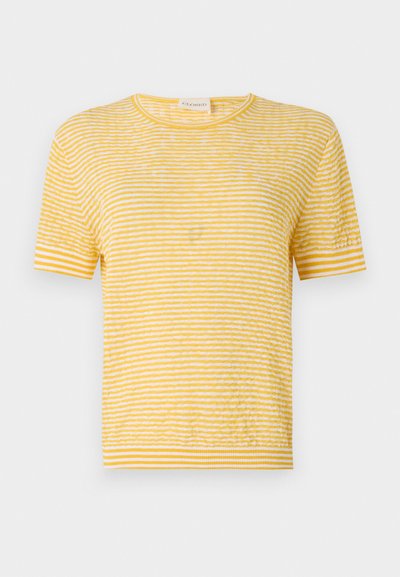 CLOSED CREW NECK SHORT SLEEVE - Print T-shirt - yellow