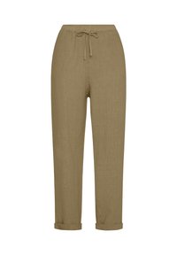 Trousers - almond