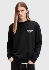 AllSaints SANCTUM CREW - Felpa - black