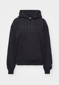 ICONS HOODIE TONAL LOGO LARGE - Sudadera - black