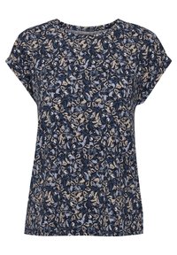 Fransa Print T-shirt - dark blue