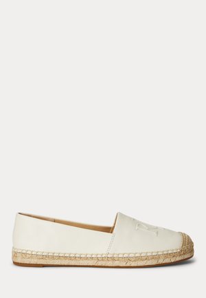 Lauren Ralph Lauren, CAMERYN NAPPA LEATHER ESPADRILLE - Espadrilles - soft white