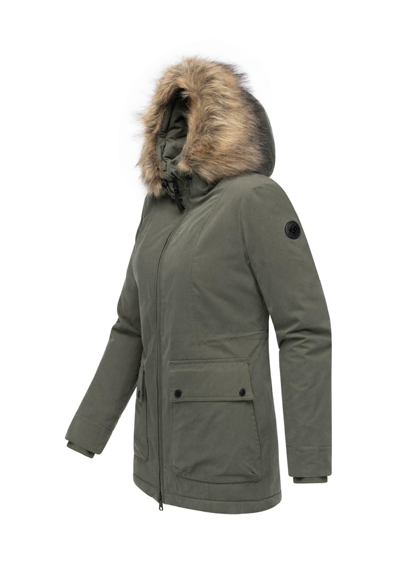 Ragwear Winter coat dark olive/olive Zalando