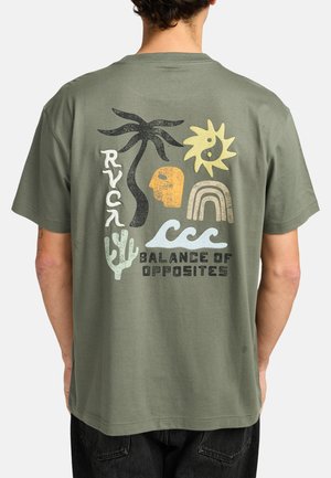 RVCA DEEP THINK - SHORT SLEEVE  - Camiseta estampada - sle
