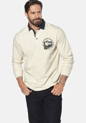 OLSLAND - Poloshirt - wollweiß