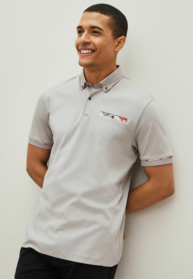 Next SMART COLLAR Poloshirt grey/grau Zalando.de