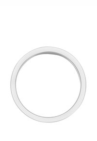 Selge ümmargune ra框 õhukese profiiliga, valmistatud siledast plastist. Omab läikivat viimistlust ja peent varju sügavuse lisamiseks.