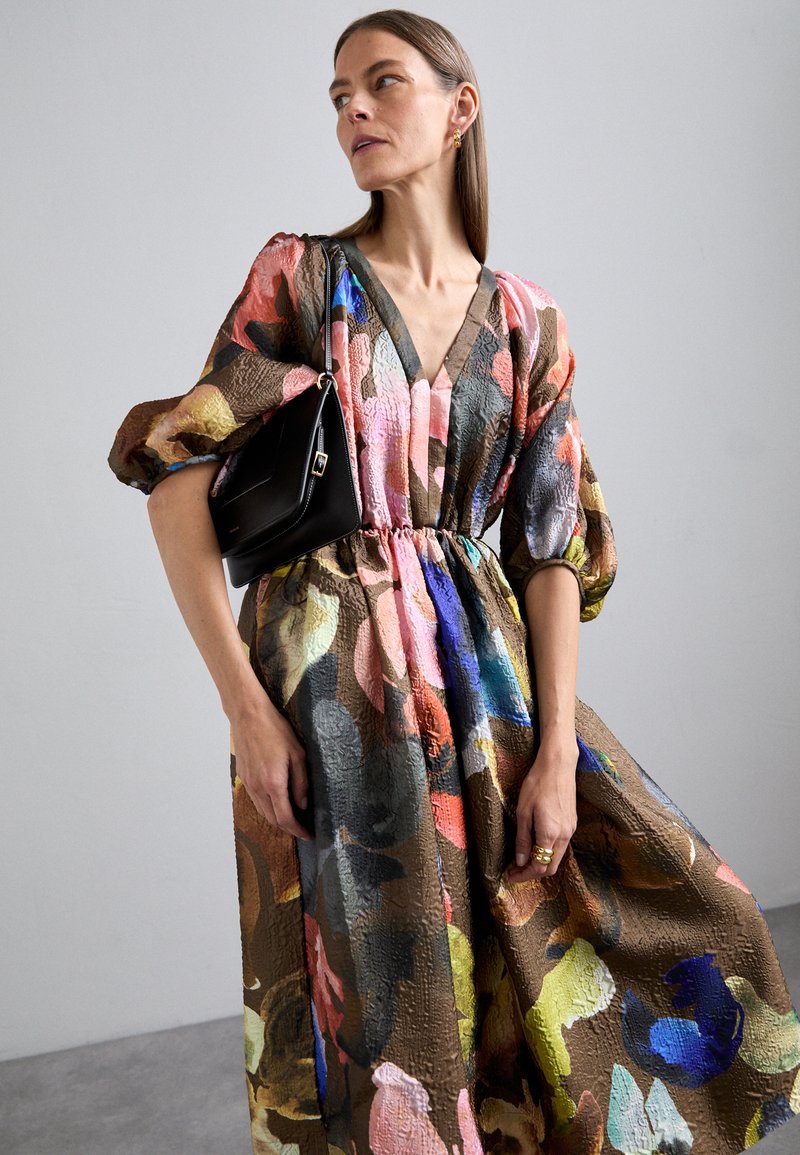 knee length dresses for ladies Cointreau 2 3/4 Sleeve Midi Dress main image 0
