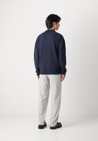 Scotch & Soda OPEN WORK LONG SLEEVE - Gilet - sky captain