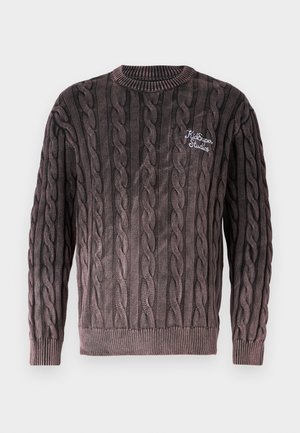 Kidsuper DYED CABLE  - Jumper - washed pink