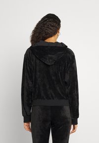 Cotton On ZIP UP HOODIE - Camisola com fecho - black