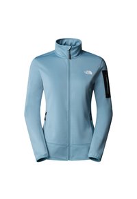 W MISTYESCAPE FLEECE - Giacca sportiva - shallow blue tnf black