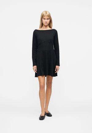 BOATNECK MINI - Dnevna obleka - true black