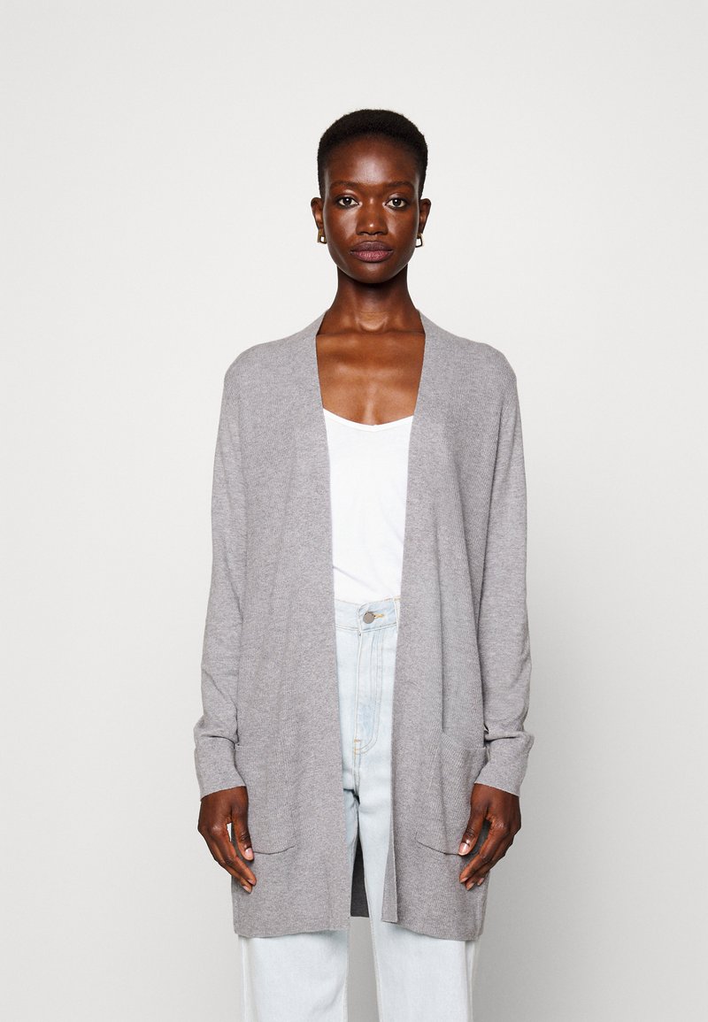 Gap Tall BELLA OPEN THIRD Cardigan heather grey/grå Zalando.dk