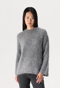 Gina Tricot BLEND SWEATER - Pulover - mid grey