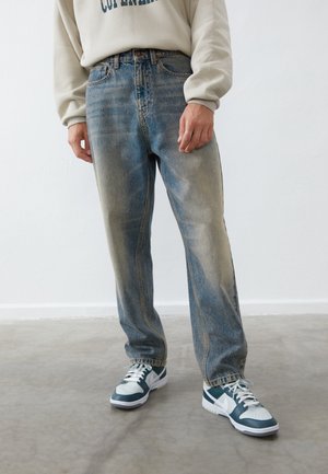 Jeans straight leg - stone blue denim