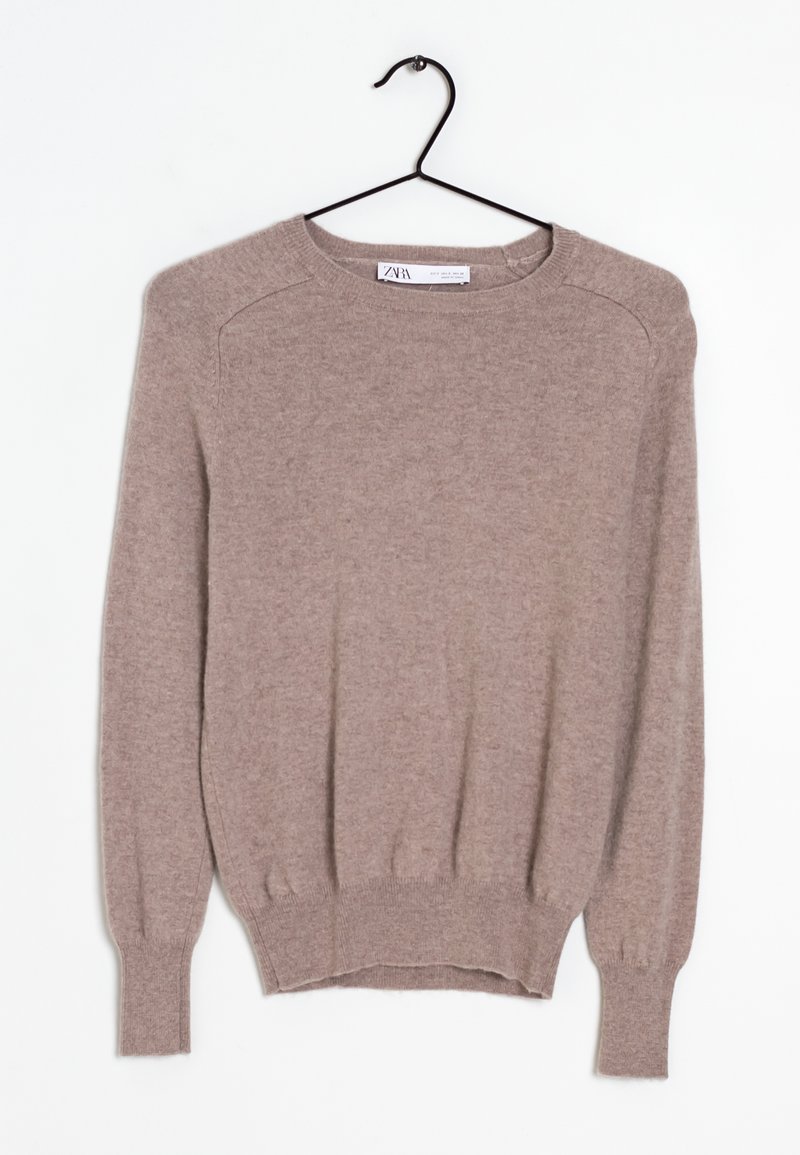 Zara Jumper brown (Preowned) Zalando.de