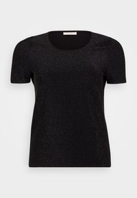 CARFIESTA O NECK GLITTER - Print T-shirt - black