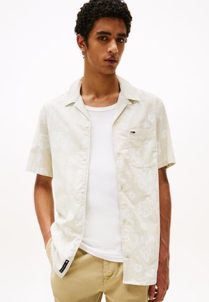 SLUB SHIRT UNISEX - Button-down blouse - beige/sand