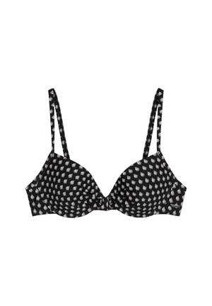 Marc O'Polo, PALM BORDER - Bikini pezzo sopra - black geo print