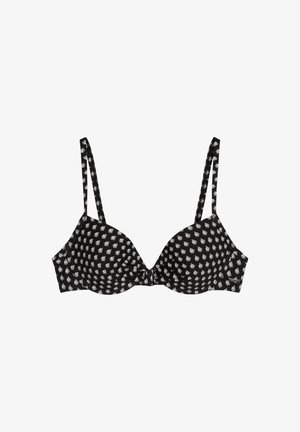 Marc O'Polo, PALM BORDER - Top de bikini - black geo print