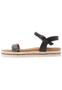 Refresh Korkeakorkoiset sandaalit - black
